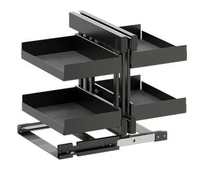 Tanova Vauth Sagel COR Flex- Essentio Style - 900mm Cabinet -  4 Baskets - Lava Grey
