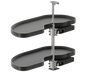 Tanova Vauth Sagel VS Cornerstone MAXX - Unero Style - 800mm,900mm & 1000mm Cabinet - 400mm & 450mm  Door - 2 Shelf - White and Lava Grey- Left Hand and Right Hand