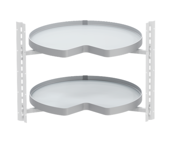 Tanova Vauth Sagel VS COR Wheel Pro - Unero Style - 800mm,900mm Cabinet - 2 x 3/4 Shelf  White and Lava Grey
