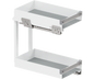 Tanova Vauth Sagel VS SUB Rack Under Bench Pull Out - Essentio Style - Cabinet 150mm,200mm and 300mm- 2 Baskets - White and Lava Grey