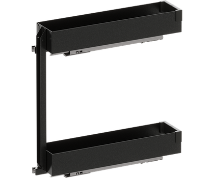 Tanova Vauth Sagel VS SUB Rack Under Bench Pull Out - Essentio Style - Cabinet 150mm,200mm and 300mm- 2 Baskets - White and Lava Grey