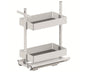 Tanova Vauth Sagel VS Larder Under Bench Pull Out - Essentio Style - Cabinet 300mm and 400mm - 2 Baskets - White and Lava Grey