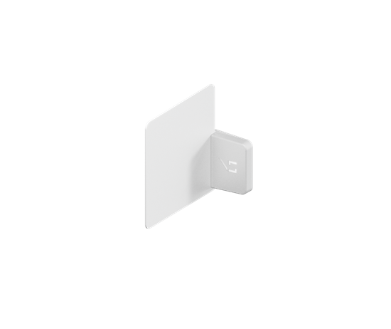 Tanova Vauth Sagel ADD Separator - No Scratch Magnetic Divider for Essentio Storage Range - White and Lava Grey