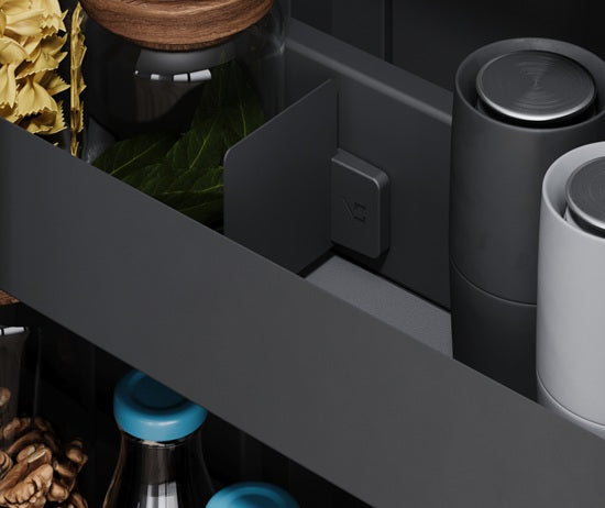 Tanova Vauth Sagel ADD Separator - No Scratch Magnetic Divider for Essentio Storage Range - White and Lava Grey