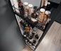 Tanova Vauth Sagel TAL Rack Tall Pull Out Wiro Style - Height 1750mm - Cabinet 150mm - 5 Baskets  and 16 Bottles- Lava Grey