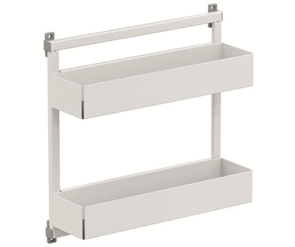 Tanova Vauth Sagel Gate Rack Hanging Storage - Depot 2,3 & Gate Flex Hanging Storage Free 2, Hook 3, Cook 3- Essentio Style - White, Lava Grey