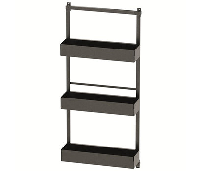 Tanova Vauth Sagel Gate Rack Hanging Storage - Depot 2,3 & Gate Flex Hanging Storage Free 2, Hook 3, Cook 3- Essentio Style - White, Lava Grey