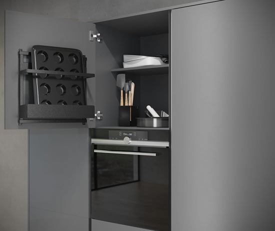 Tanova Vauth Sagel Gate Rack Hanging Storage - Depot 2,3 & Gate Flex Hanging Storage Free 2, Hook 3, Cook 3- Essentio Style - White, Lava Grey