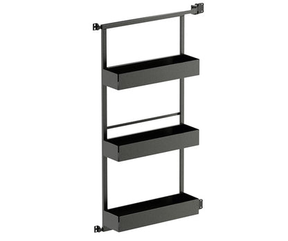 Tanova Vauth Sagel Gate Rack Plus Hanging Storage with Side Bearing & Gate Rack Plus Flex Hanging Storage with Side Bearing - Essentio Style - White and Lava Grey