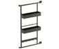 Tanova Vauth Sagel Gate Rack Plus Hanging Storage with Side Bearing & Gate Rack Plus Flex Hanging Storage with Side Bearing - Essentio Style - White and Lava Grey