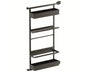 Tanova Vauth Sagel Gate Rack Plus Hanging Storage with Side Bearing & Gate Rack Plus Flex Hanging Storage with Side Bearing - Essentio Style - White and Lava Grey