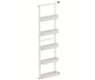 Tanova Vauth Sagel Gate Rack Plus Hanging Storage with Side Bearing & Gate Rack Plus Flex Hanging Storage with Side Bearing - Essentio Style - White and Lava Grey