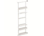 Tanova Vauth Sagel Gate Rack Plus Hanging Storage with Side Bearing & Gate Rack Plus Flex Hanging Storage with Side Bearing - Essentio Style - White and Lava Grey