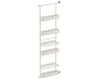 Tanova Vauth Sagel Gate Rack Plus Hanging Storage with Side Bearing & Gate Rack Plus Flex Hanging Storage with Side Bearing - Essentio Style - White and Lava Grey