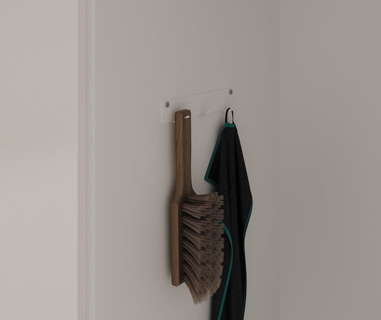 Tanova Vauth Sagel ADD Hook - Panel with 3 and 5 Hooks  - White