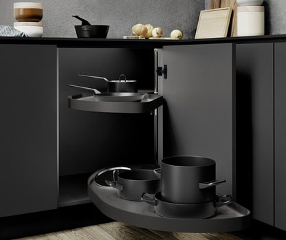Tanova Vauth Sagel VS Cornerstone MAXX - Unero Style - 800mm,900mm & 1000mm Cabinet - 400mm & 450mm  Door - 2 Shelf - White and Lava Grey- Left Hand and Right Hand