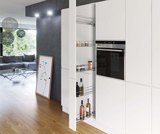 Tanova Vauth Sagel TAL Broom - Tall Pull Out Broom and Cleaner Storage Left and Right Side Access