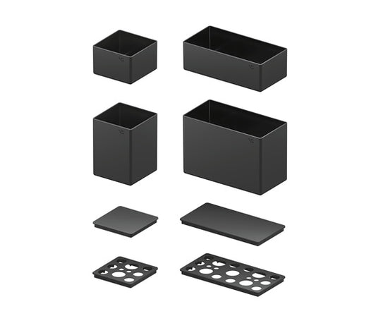 Tanova Vauth Sagel ADD Box - Square  and Rectangular - 70mm,140mm High  - White and Lava Grey