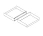 Tanova Vauth Sagel COR Flex- Essentio Style - 900mm Cabinet -  4 Baskets - Lava Grey