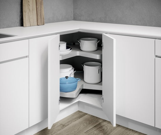 Tanova Vauth Sagel VS COR Wheel Pro - Unero Style - 800mm,900mm Cabinet - 2 x 3/4 Shelf  White and Lava Grey