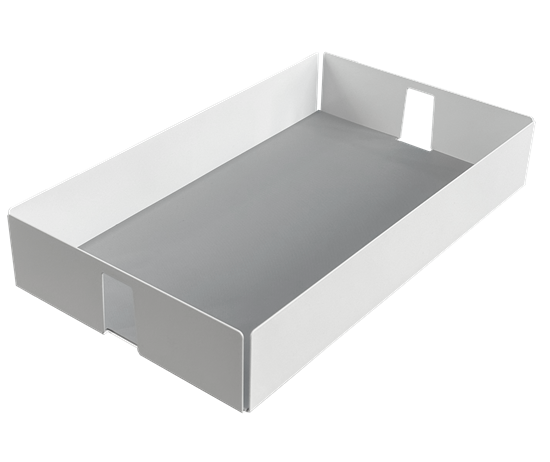 Tanova Vauth Sagel VS Larder Under Bench Pull Out - Essentio Style - Cabinet 300mm and 400mm - 2 Baskets - White and Lava Grey