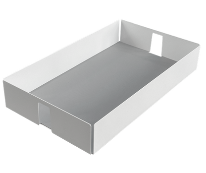 Tanova Vauth Sagel VS Larder Under Bench Pull Out - Essentio Style - Cabinet 300mm and 400mm - 2 Baskets - White and Lava Grey