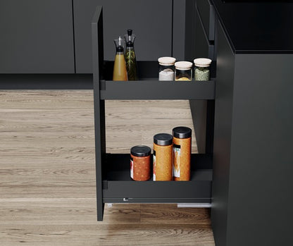 Tanova Vauth Sagel VS SUB Rack Under Bench Pull Out - Essentio Style - Cabinet 150mm,200mm and 300mm- 2 Baskets - White and Lava Grey