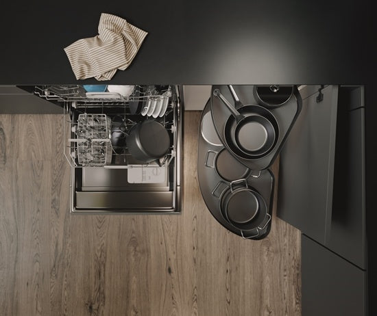 Tanova Vauth Sagel VS Cornerstone MAXX - Unero Style - 800mm,900mm & 1000mm Cabinet - 400mm & 450mm  Door - 2 Shelf - White and Lava Grey- Left Hand and Right Hand