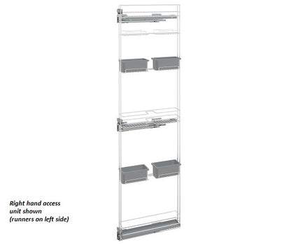 Tanova Vauth Sagel TAL Broom - Tall Pull Out Broom and Cleaner Storage Left and Right Side Access