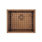 MERCER AURORA SINGLE BOWL WITH MATCHING GRID IN 4 COLOURS - GUN METAL, BRASS, COPPER, BLACK.