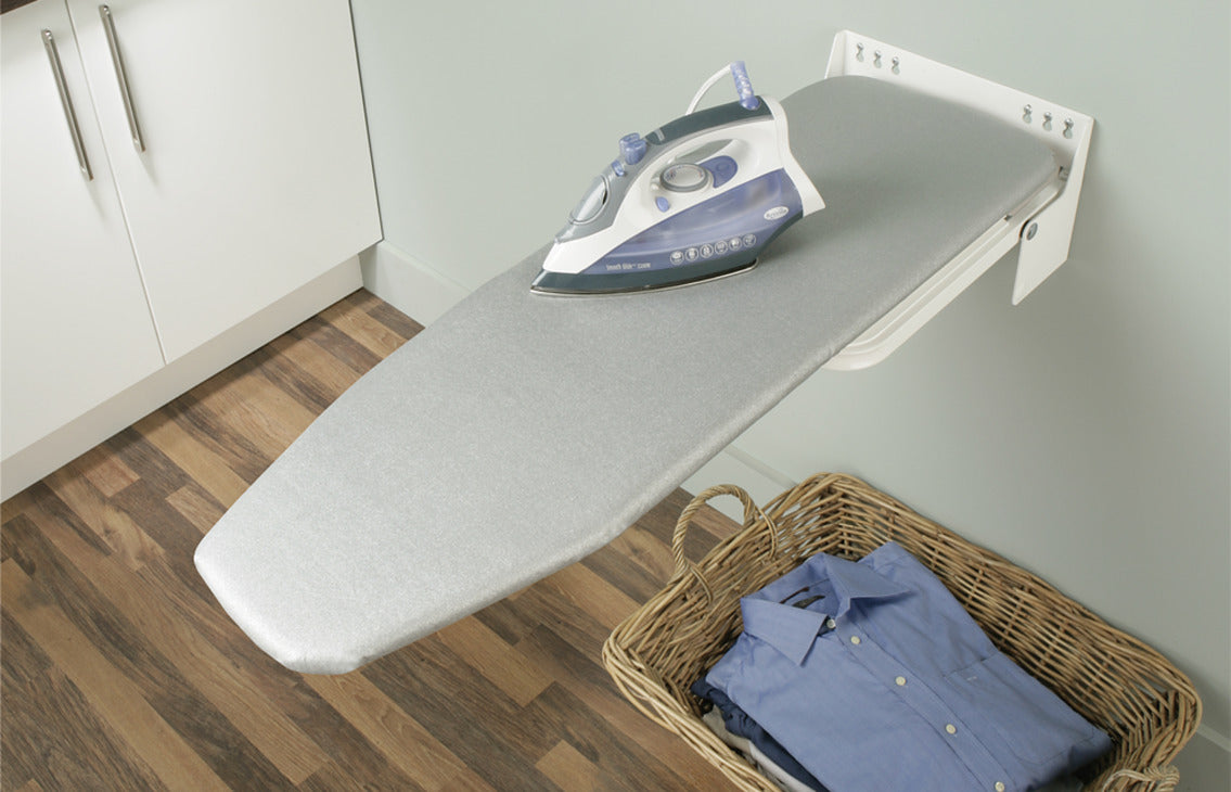 Hafele Germany Ironing board, Ironfix, wall installation rotates continuously through 180°