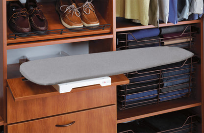 Hafele Germany Ironing board, Häfele Ironfix, shelf mounted Rotates through 180°