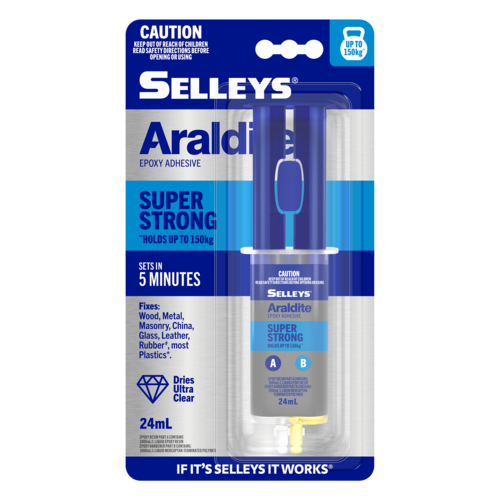 Selleys Araldite Super Strong Epoxy Adhesive - 8mm, 24mm, 36mm- Priced per unit