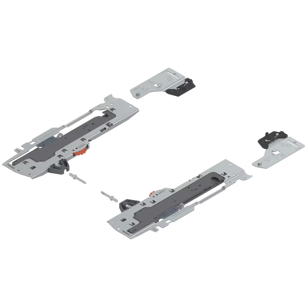Blum Tandembox antaro L3 TIP-ON BLUMOTION Unit/latch set 15-40kg  with adapters length 350-650mm T60B3530