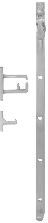 Windsor Premium Casement Fanlight window Stay with closed keeper  350 mm Satin Chrome, Polished Brass