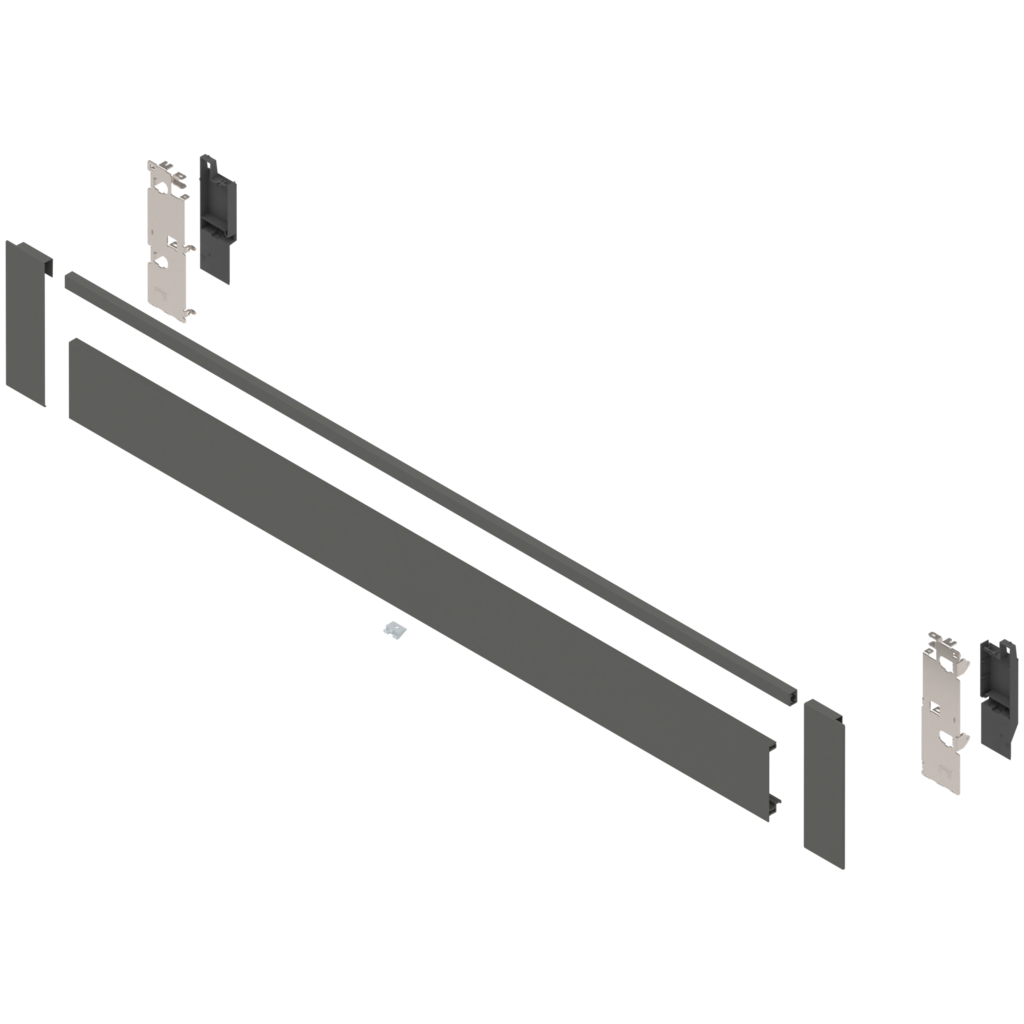 Blum Legrabox C Inner drawer front kit gallery rail  Up to 1200W