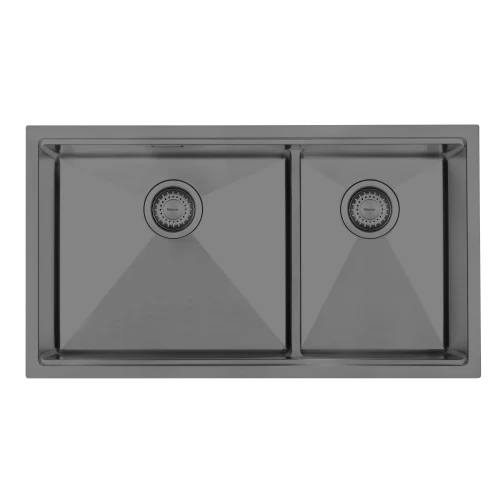 MERCER CWS4730.42 CENTRAL WORKSTATION 1 & 1/2 BOWL WITH ACCESSORIES -STAINLESS STEEL AND GUNMETAL