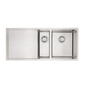 MERCER DV402 SALISBURY 1 & 1/4 DOUBLE BOWL WITH DRAINER ON THE RIGHT/LEFT