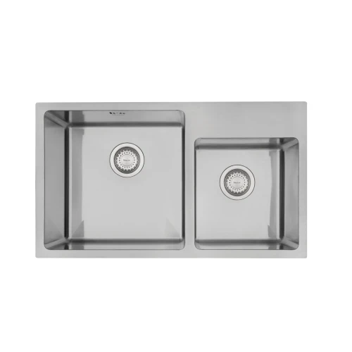 MERCER DV509L-R STRATFORD 1 & 3/4 DOUBLE BOWL SMALL BOWL WITH TAP LEDGE RIGHT/LEFT