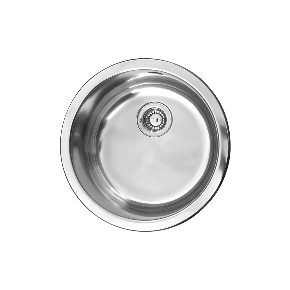 MERCER ER102 VERONA ROUND SINGLE BOWL TOP MOUNT AND UNDER MOUNT WITH & WITHOUT OVERFLOW 304 & 316
