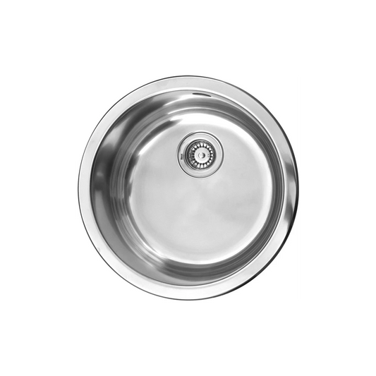 MERCER ER102 VERONA ROUND SINGLE BOWL TOP MOUNT AND UNDER MOUNT WITH & WITHOUT OVERFLOW 304 & 316