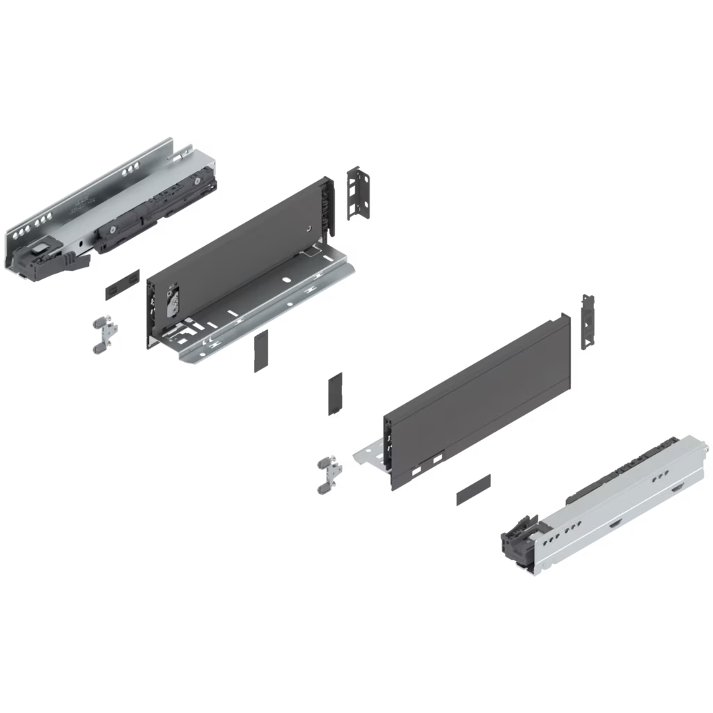 Blum Legrabox pure kitset Length 270mm x 106mm,193mm ( height 2 Options) 40kg