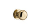 Iver Cambridge Door Knob Rose Round Concealed Fix Pair Passage Kit, Privacy Kit , Entrance Kit with High Security Lock -Polished Brass
