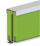 Cowdroy Robemaker for 2 and 3 Sliding doors Track Set and components 40kg -1200mm ,1500mm ,1800mm ,2400mm ,6000mm & 6020mm ( Anodised ,white & mill alu color )