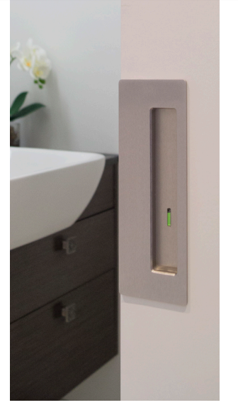 Cavity Slider For Doors Cavilock CL400 Privacy with Indicator Left Handle Snib Right Handle Emergency 40-46mm -Satin Chrome ,Satin Nickel & Bright Chrome