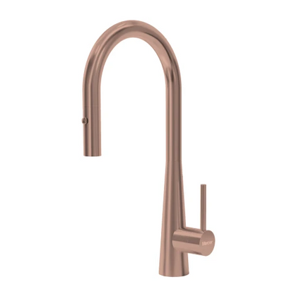 MERCER AM095 COLOGNE GOOSENECK PULLOUT SPRAY MIXER COPPER PVD