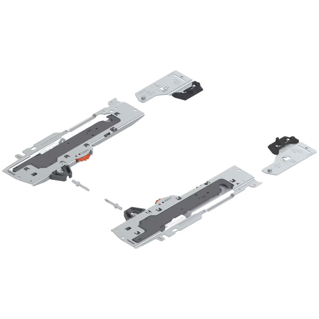Blum Tandembox antaro L1 TIP-ON BLUMOTION Unit/latch set 0-20kg  with adapters length 350-550mm T60B3330