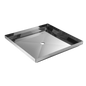 MERCER S SERIES 304 STAINLESS STEEL SHOWER TRAYS -0.9 CENTRE,CORNER,BACK LEFT AND RIGHT 40MM HOLE ONLY POLYBASE