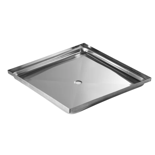 MERCER H SERIES 304 STAINLESS STEEL SHOWER TRAYS -0.9MM  40MM HOLE ONLY POLYBASE