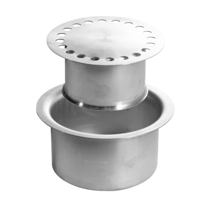 MERCER K SERIES SHOWER TRAYS -304 0.9MM  2 AND 3 SIDE EASY CLEAN 50MM SIDE OUTLET INT STEP POLYBASE